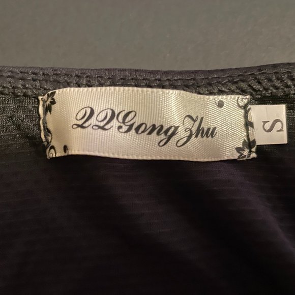 Black Mini dress tight fitting Size:S - Picture 4 of 11